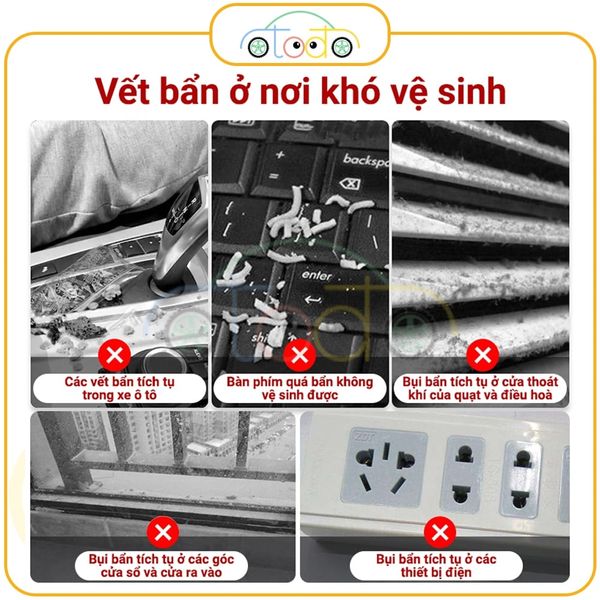 Keo mềm vệ sinh xe hơi đa năng vệ sinh cửa thoát khí, bàn phím gia đình và các khe hở nhỏ khó vệ sinh