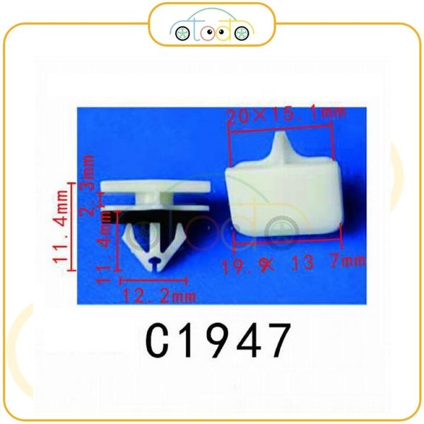 Chốt nhựa C1947 dùng cho xe Ford sản xuất với độ chính xác cao