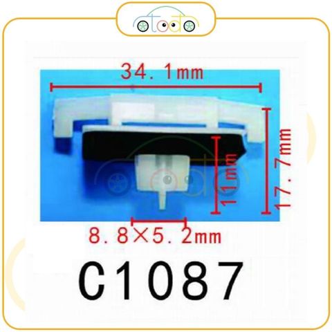 Chốt nhựa C1087 dùng cho xe Ford sản xuất với độ chính xác cao