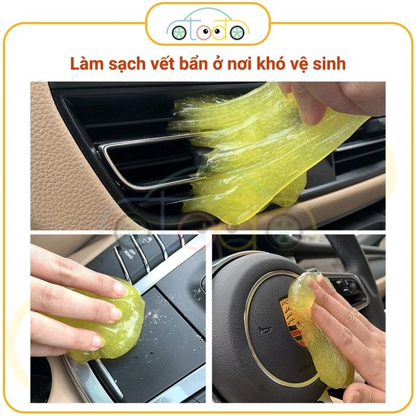 Keo mềm vệ sinh xe hơi đa năng vệ sinh cửa thoát khí, bàn phím gia đình và các khe hở nhỏ khó vệ sinh