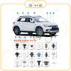 Chốt nhựa C33 dùng cho xe Mitsubishi/ Nissan/ Toyota sản xuất với độ chính xác cao