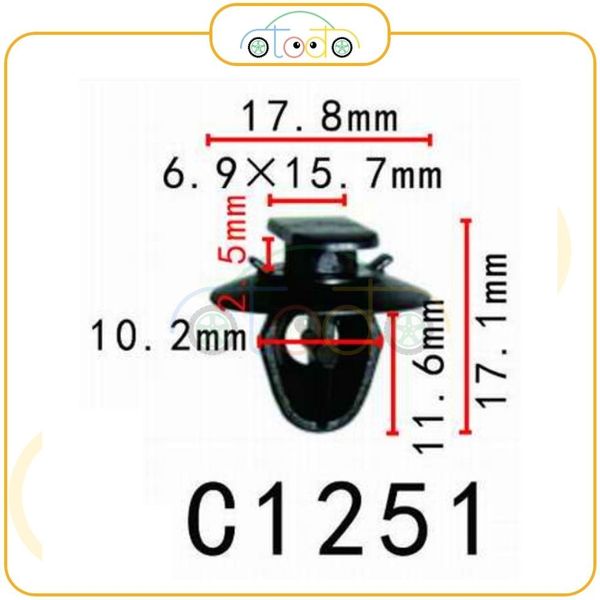 Chốt nhựa C1251 dùng cho xe Other sản xuất với độ chính xác cao
