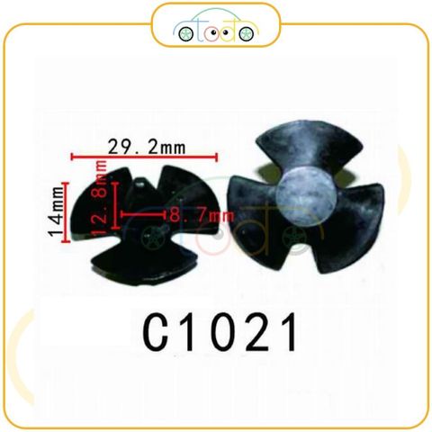 Chốt nhựa C1021 dùng cho xe Chrysler sản xuất với độ chính xác cao