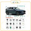 Chốt nhựa C1382 dùng cho xe Mazda sản xuất với độ chính xác cao
