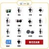 Chốt nhựa C1714 dùng cho xe Subaru sản xuất với độ chính xác cao