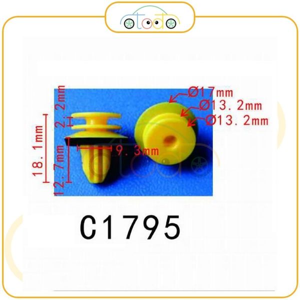 Chốt nhựa C1795 dùng cho xe Mercedes Benz sản xuất với độ chính xác cao