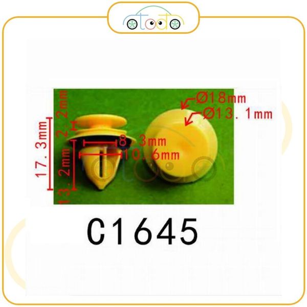Chốt nhựa C1645 dùng cho xe Mercedes Benz sản xuất với độ chính xác cao