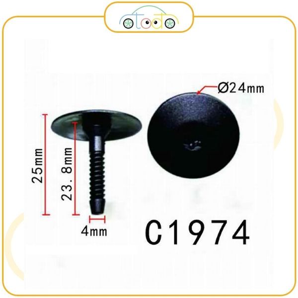 Chốt nhựa C1974 dùng cho xe BMW sản xuất với độ chính xác cao