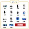 Chốt nhựa C574 dùng cho xe Mazda sản xuất với độ chính xác cao