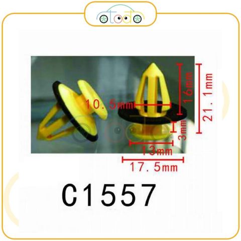 Chốt nhựa C1557 dùng cho xe Land Rover sản xuất với độ chính xác cao