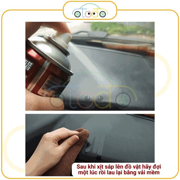 Chai xịt bảo dưỡng dải cao su và nhựa ô tô, chất bảo vệ dải gioăng cửa ô tô, cửa sổ trời ô tô, chống lão hóa và làm mềm