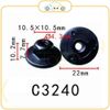 Chốt nhựa C3240 dùng cho xe BMW sản xuất với độ chính xác cao