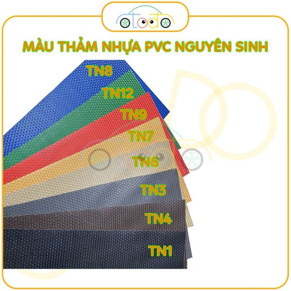 Thảm lót sàn nhựa PVC dành cho xe ô tô 6 và 7 chỗ Mazda CX8 năm 2019-2024
