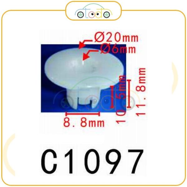 Chốt nhựa C1097 dùng cho xe Mitsubishi sản xuất với độ chính xác cao