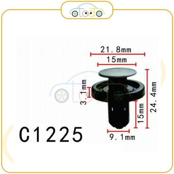 Chốt nhựa C1225 dùng cho xe Toyota sản xuất với độ chính xác cao