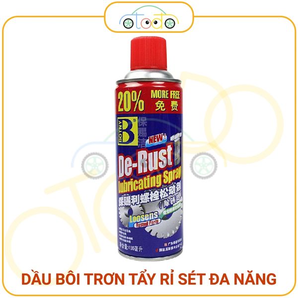 Chai xịt làm lỏng bu lông ốc vít xe hơi, chống gỉ khóa cửa nhà xe xịt chống gỉ, dầu chống gỉ kim loại