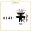chốt nhựa C1411 dùng cho xe Volkswagen sản xuất với độ chính xác cao