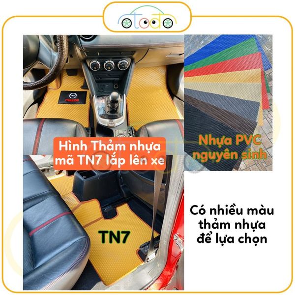 Thảm lót sàn nhựa PVC dành cho xe ô tô 5 chỗ Audi A3 năm 2008-2014