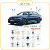 Chốt nhựa C1790 dùng cho xe BMW sản xuất với độ chính xác cao