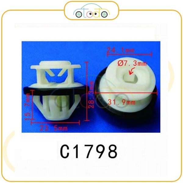 Chốt nhựa C1798 dùng cho xe Mercedes Benz sản xuất với độ chính xác cao