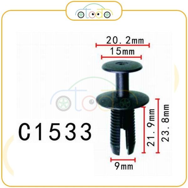 Chốt nhựa C1533 dùng cho xe BMW sản xuất với độ chính xác cao