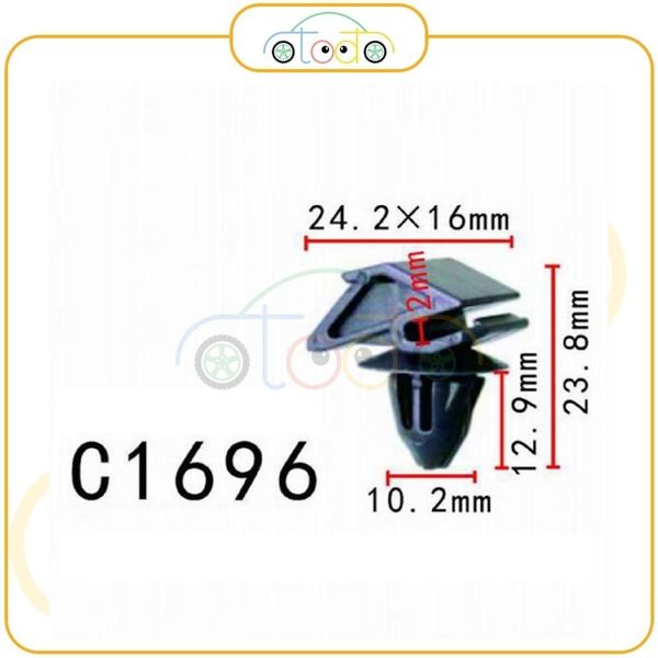 Chốt nhựa C1696 dùng cho xe Ford sản xuất với độ chính xác cao