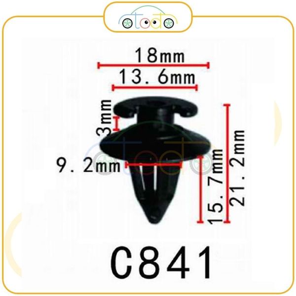 Chốt nhựa C841 dùng cho xe BMW/ Volkswagen sản xuất với độ chính xác cao