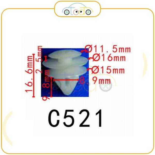 Chốt nhựa C521 dùng cho xe Other sản xuất với độ chính xác cao