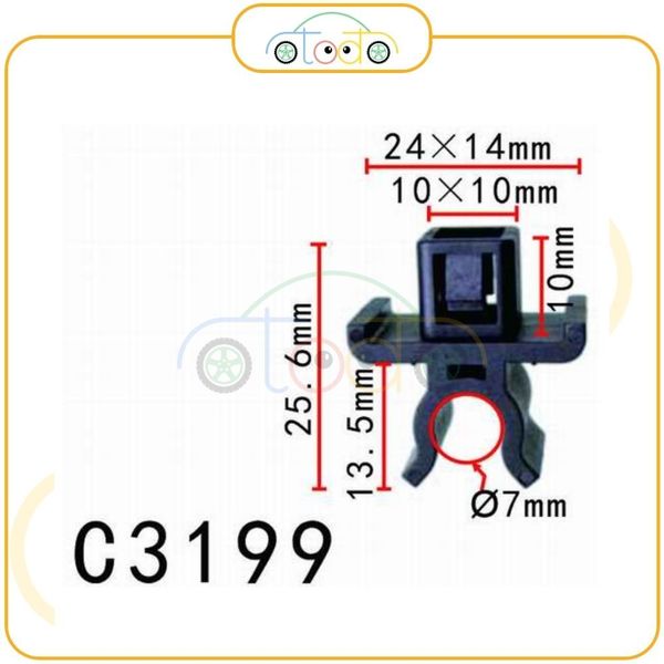 Chốt nhựa C3199 dùng cho xe Other sản xuất với độ chính xác cao