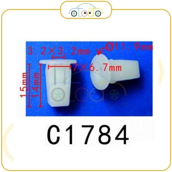 Chốt nhựa C1784 dùng cho xe BMW sản xuất với độ chính xác cao