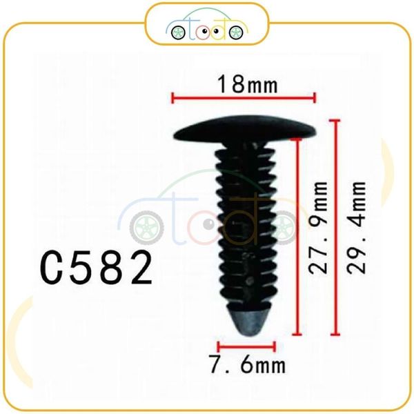 Chốt nhựa C582 dùng cho xe Chrysler/ Ford/ General Motors sản xuất với độ chính xác cao