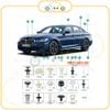 Chốt nhựa C1592 dùng cho xe BMW sản xuất với độ chính xác cao