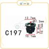 Chốt nhựa C197 dùng cho xe Ford/ Nissan/ Toyota sản xuất với độ chính xác cao