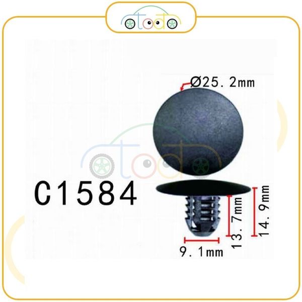 Chốt nhựa C1584 dùng cho xe Ford sản xuất với độ chính xác cao