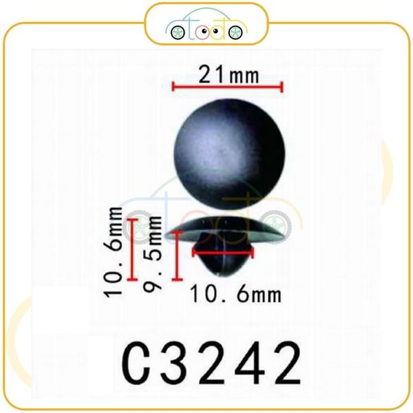 Chốt nhựa C3242 dùng cho xe BMW sản xuất với độ chính xác cao