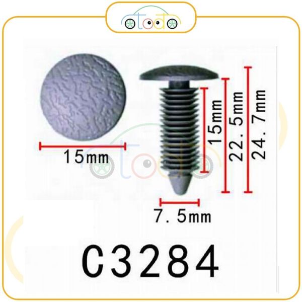 Chốt nhựa C3284 dùng cho xe Ford sản xuất với độ chính xác cao