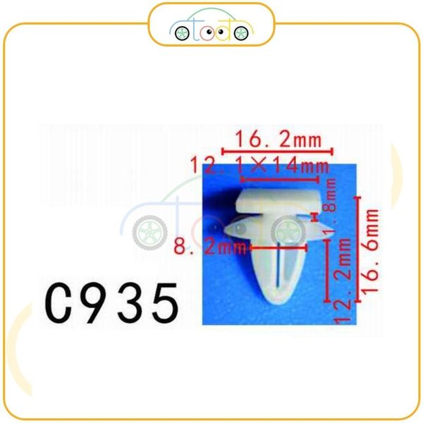 Chốt nhựa C935 dùng cho xe Hyundai - Kia/ Mitsubishi sản xuất với độ chính xác cao