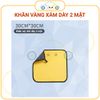 Khăn lau rửa xe ô tô hai mặt vàng xám mật độ dày, mềm, mịn, thấm hút tốt, giẻ lau thú cưng thấm nước dày, khăn lau đa nă