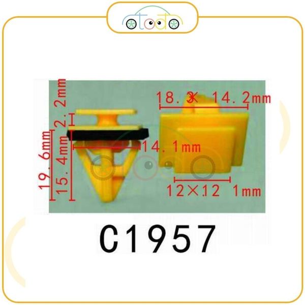 Chốt nhựa C1957 dùng cho xe Hyundai - Kia sản xuất với độ chính xác cao
