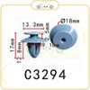 Chốt nhựa C3294-Xanh dùng cho xe BMW sản xuất với độ chính xác cao