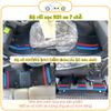 Bộ thảm rối sọc qua ngựa dành cho xe 7 chỗ Mitsubishi Grandis năm 2008-2009 theo form thảm da