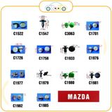 Chốt nhựa C3205 dùng cho xe Mazda sản xuất với độ chính xác cao