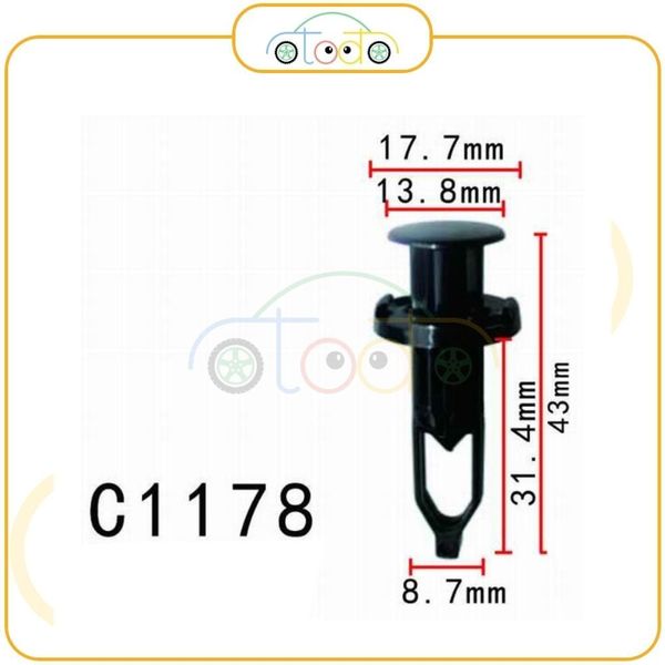 Chốt nhựa C1178 dùng cho xe Toyota sản xuất với độ chính xác cao