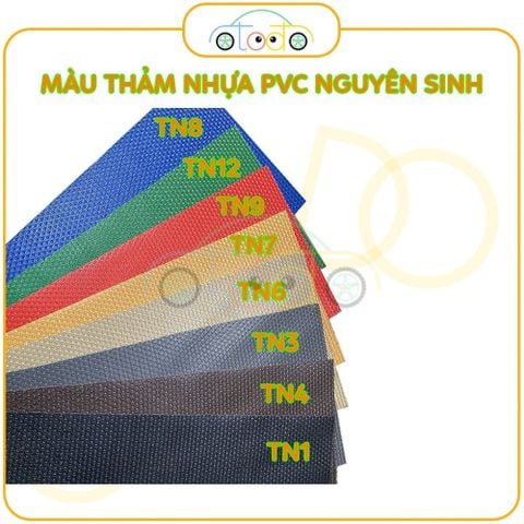 Thảm lót sàn nhựa PVC dành cho xe ô tô 5 chỗ Isuzu Hi-Lander năm 2009-2015