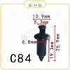 Chốt nhựa C84 dùng cho xe Mitsubishi/ Toyota sản xuất với độ chính xác cao