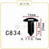 Chốt nhựa C834 dùng cho xe Toyota sản xuất với độ chính xác cao