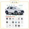 Chốt nhựa C3297 dùng cho xe Mitsubishi sản xuất với độ chính xác cao