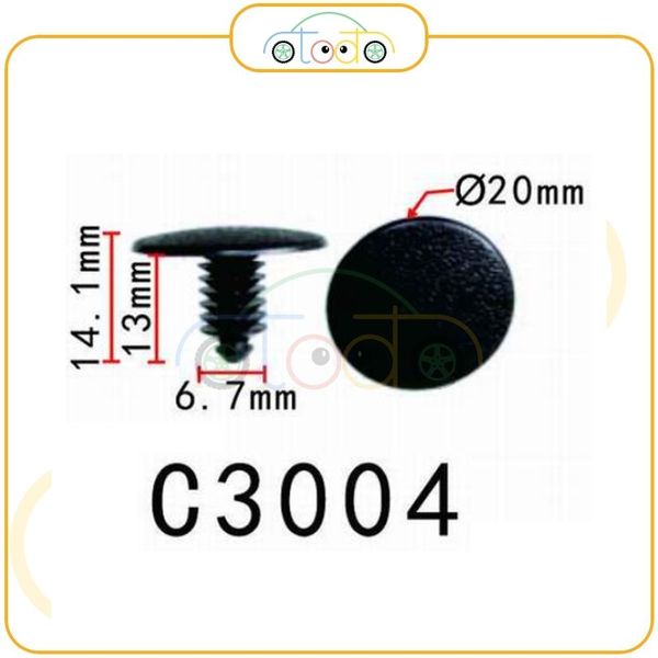 Chốt nhựa C3004 dùng cho xe Hyundai - Kia sản xuất với độ chính xác cao