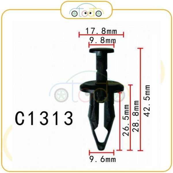 Chốt nhựa C1313 dùng cho xe General Motors sản xuất với độ chính xác cao