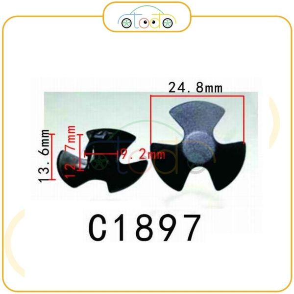 Chốt nhựa C1897 dùng cho xe Toyota sản xuất với độ chính xác cao